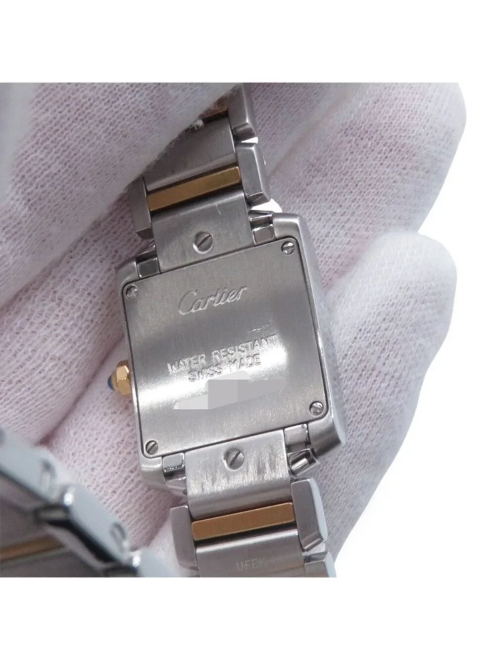 Cartier Tank Francaise SM Watch White Dial Quartz